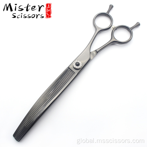 Pet Curved Thinning Scissors Professional Pet  Scissors Down Bend Shear Supplier